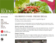 Tablet Screenshot of foodinbloom.com